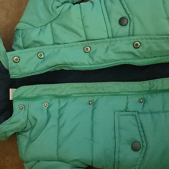 Little Me Boys Dinosaur Quilted Jacket Hooded Fleece Lined, 12M - Picture 6 of 9
